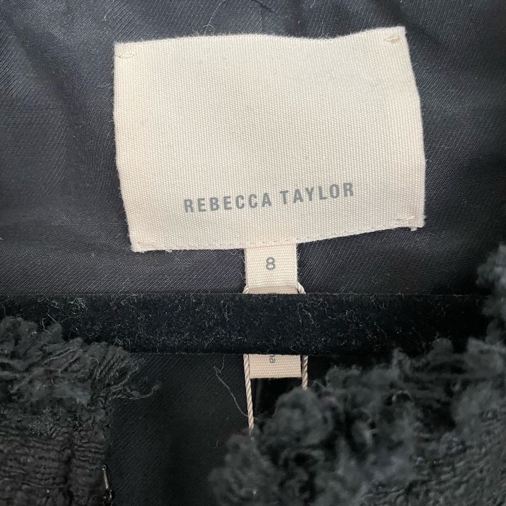 Rebecca Taylor Black Cropped Jacket NWT - Picture 3 of 7